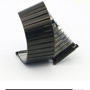 NWT Twist-O-Flex™ Band For Smart Watch black/silver # 1449222